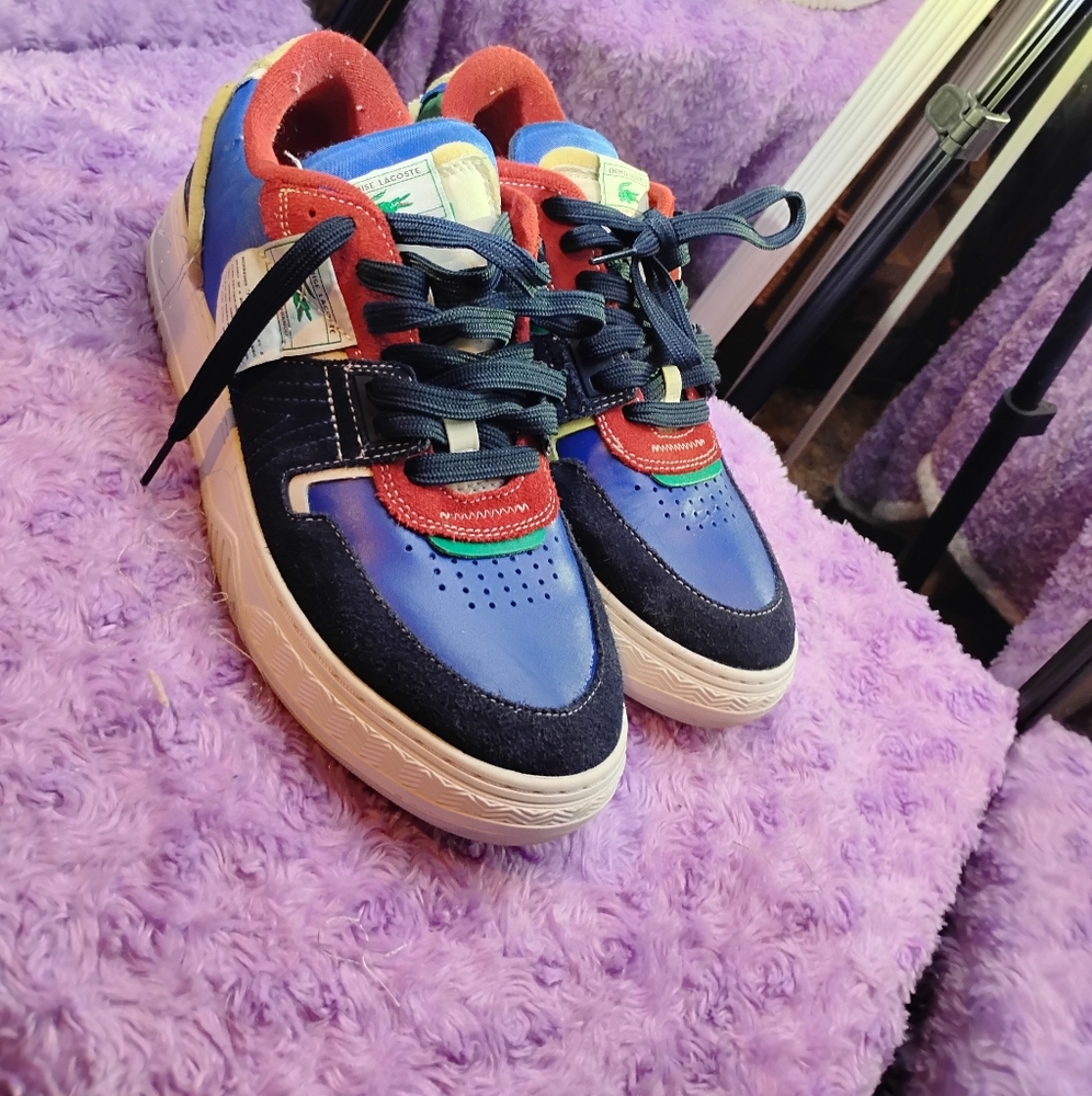 Multi color Men size 8 Lacoste shoes